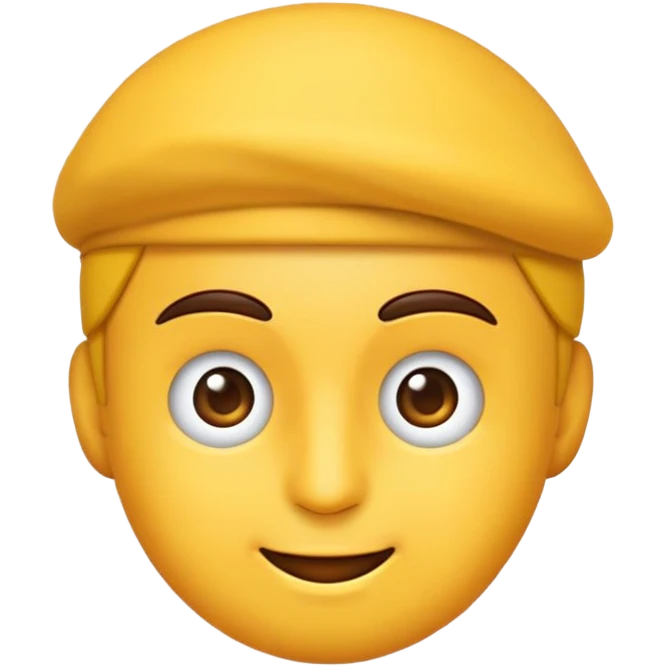 Yan beyzbol şapkalı göz kırpan emoji  emoji