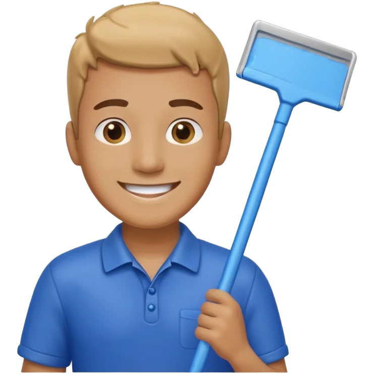 Window Cleaner man  emoji