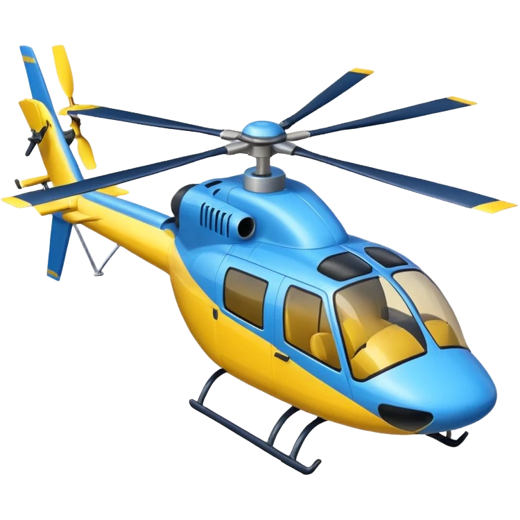 Pigtail helicopter emoji