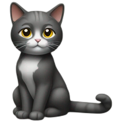 Cat-sitting-on-a-table emoji