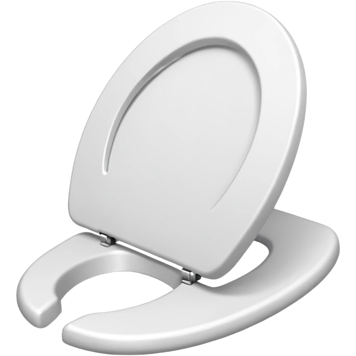 Paper toilet seat emoji