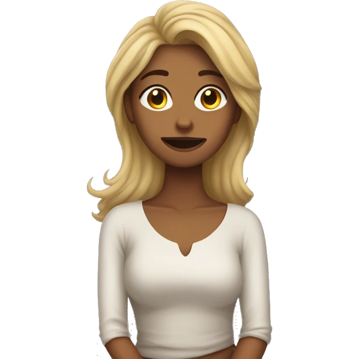 Una chica durmiendo emoji