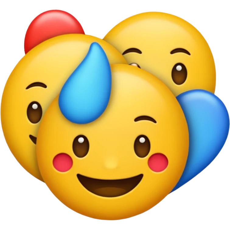 Create an emoji with the animated form colors moving on the object - the content is - 7687 emoji