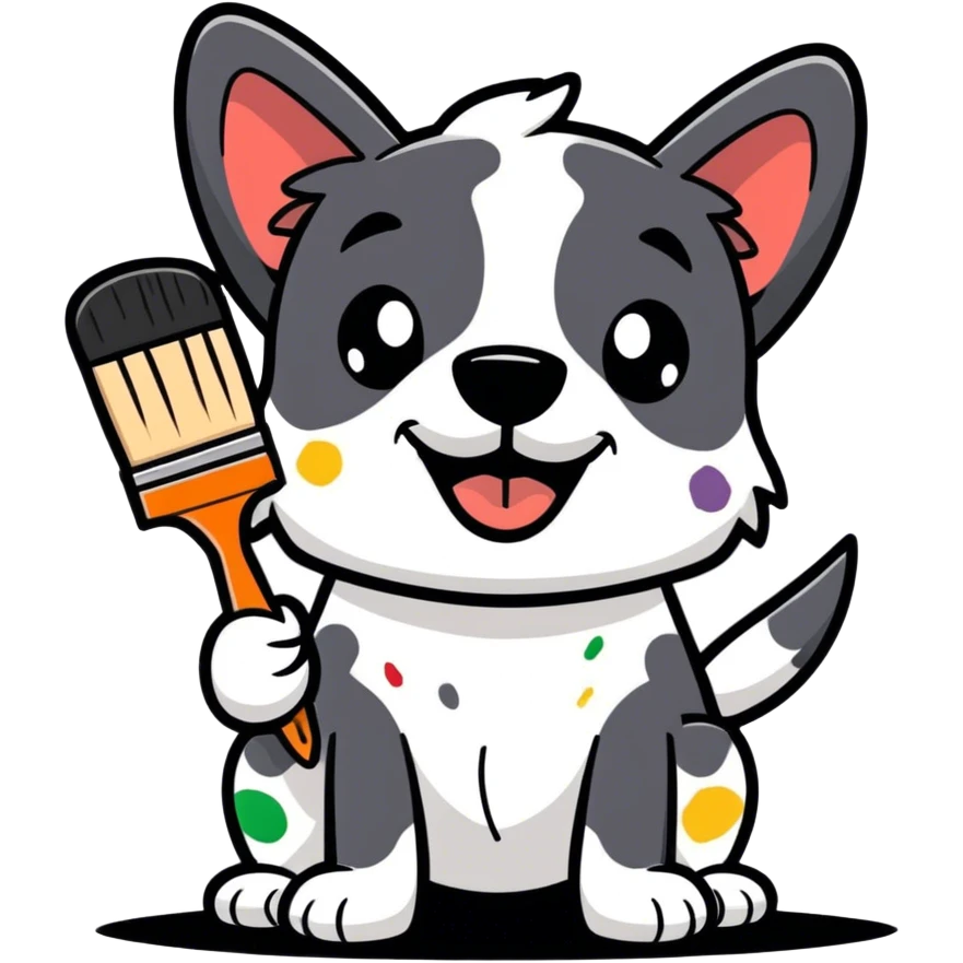 Korgy paint  emoji