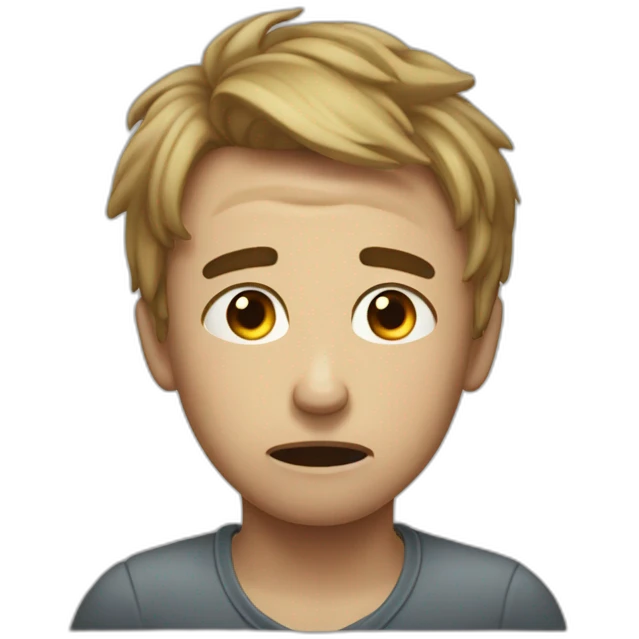 qwerty crying that his family abandoned him emoji