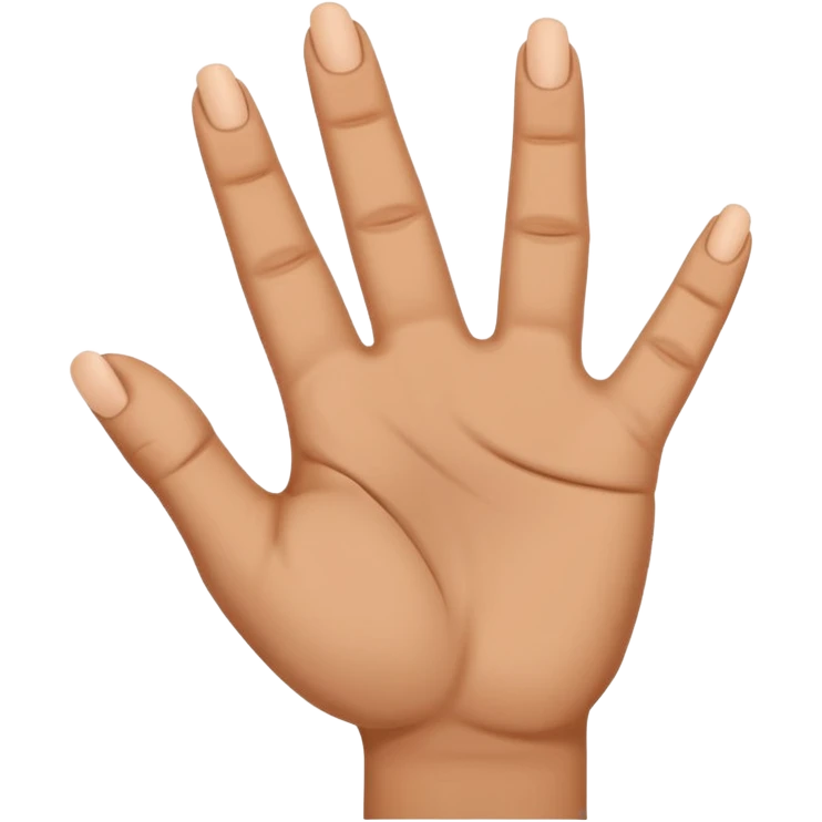 american sign language alphabet A emoji