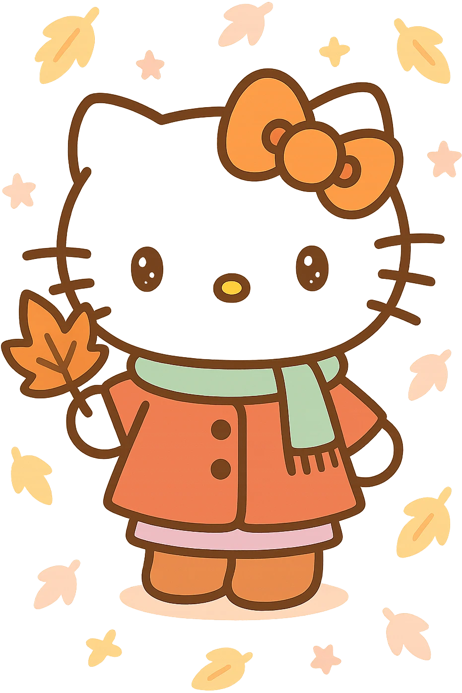 Hello Kitty Autumn Style emoji