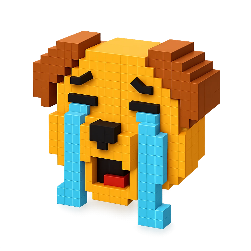 Dog Cry emoji