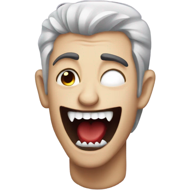 vampire fangs  emoji