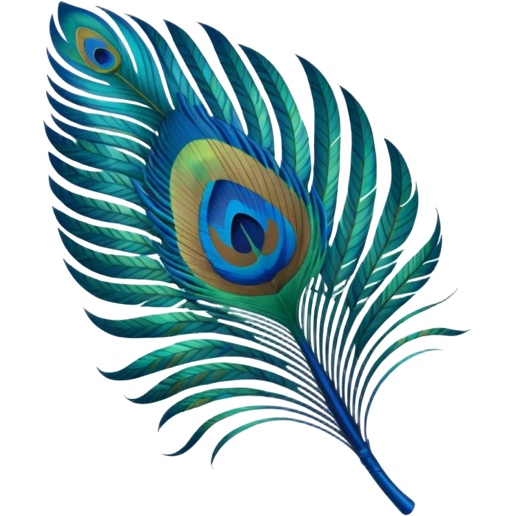 I want the emoji of a Single Peacock Feather emoji