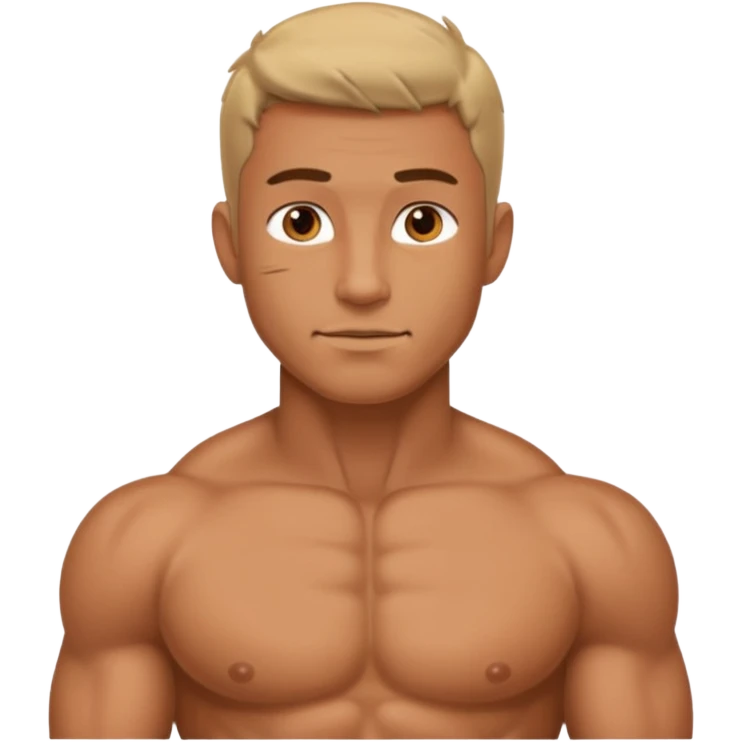 Man naked with his big peni emoji