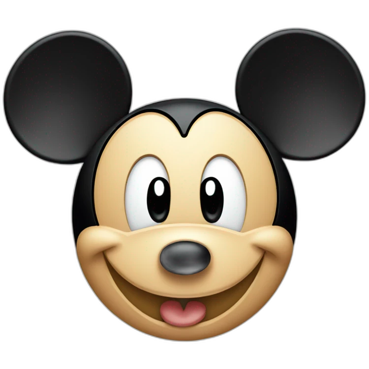 Mickey Mouse With Film for ears emoji