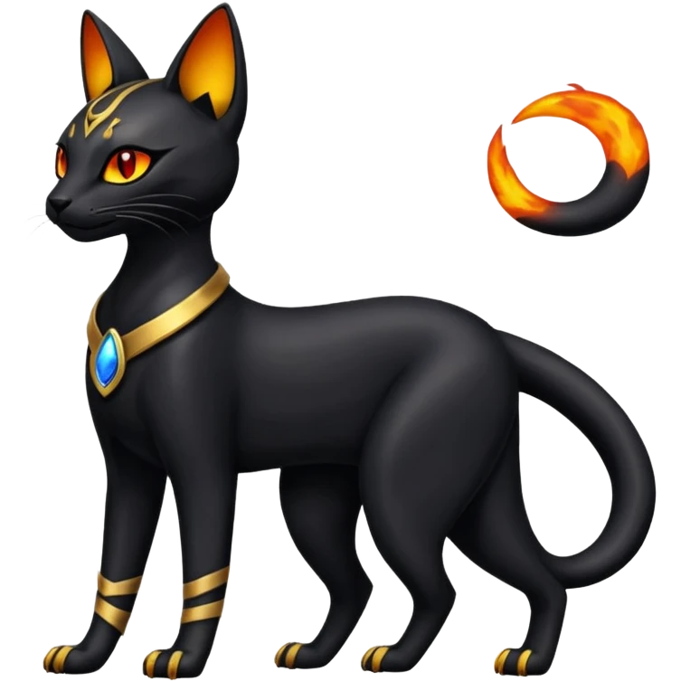 Bastet-Umbreon-Salandit-fusion emoji