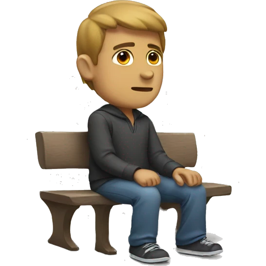Guy waiting  emoji