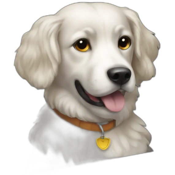 Dog on car emoji