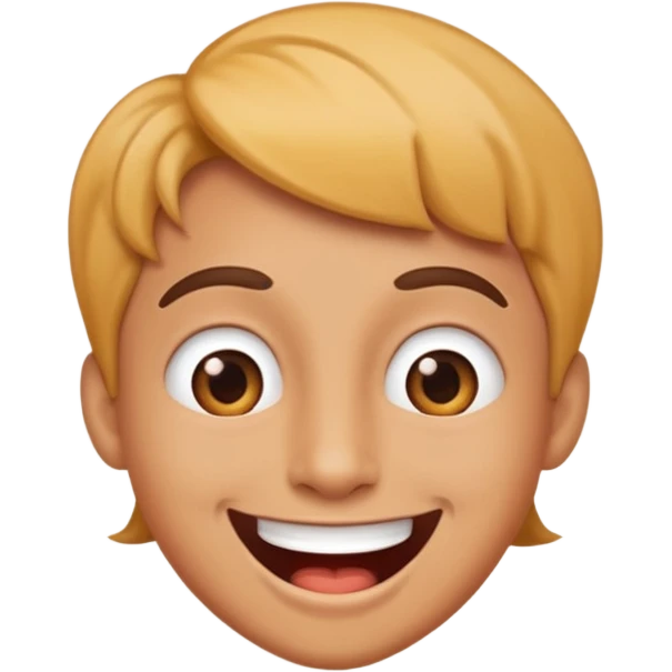 Funny face smile joke emoji