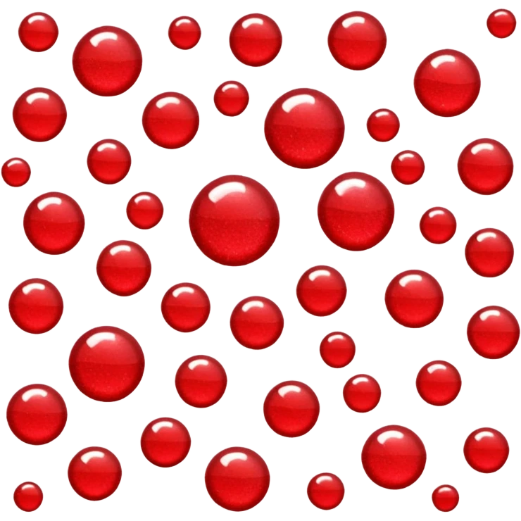 Recrutador Vermelho Glitter emoji
