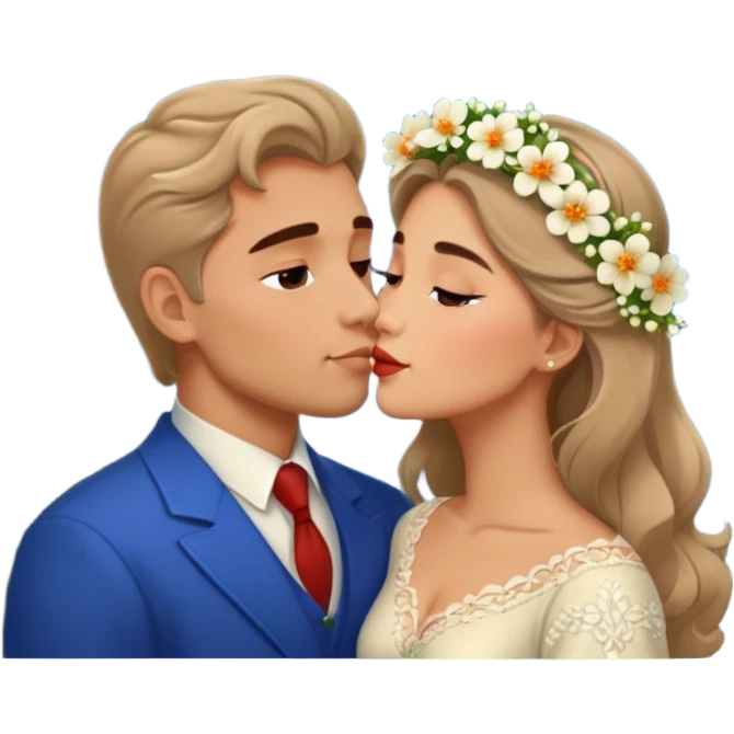 Kissing Couple traveling in Montenegro russian man and elegant  Latina girl delicate flowers and mountains in the background  emoji