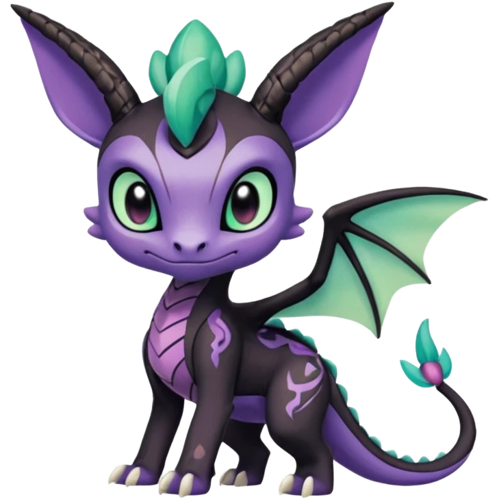 Meloetta-Delcatty-Spyro-Toothless-Stitch-Pokémon-Fakémon-creature-hybrid emoji