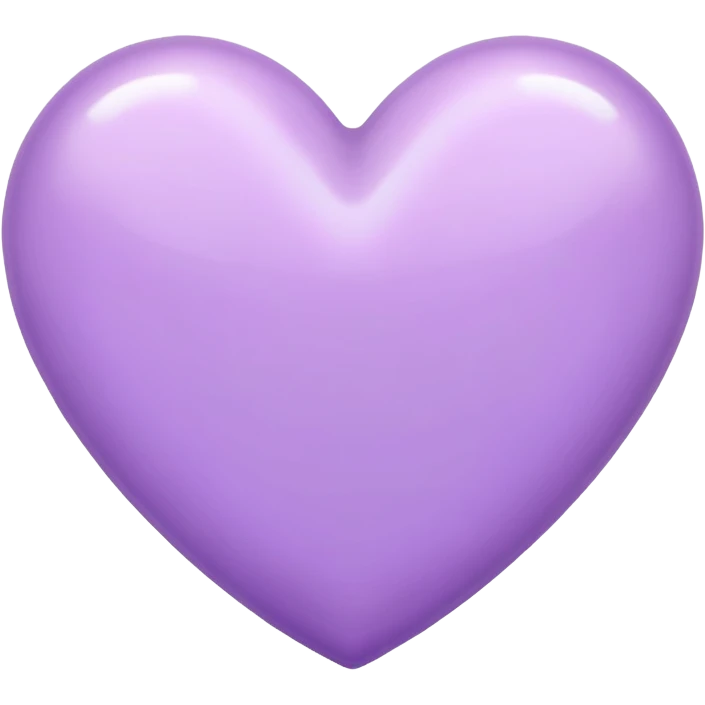 Pastell purple heart emoji
