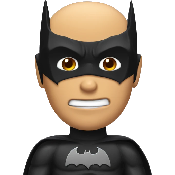 Bat man emoji