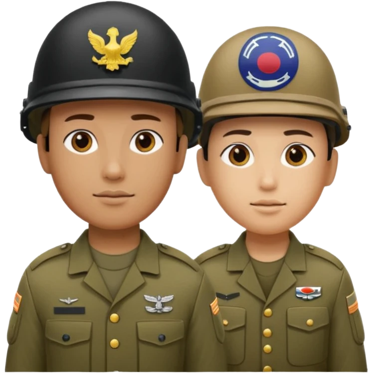 United states + South korea emoji