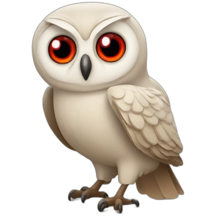 red eye owl emoji