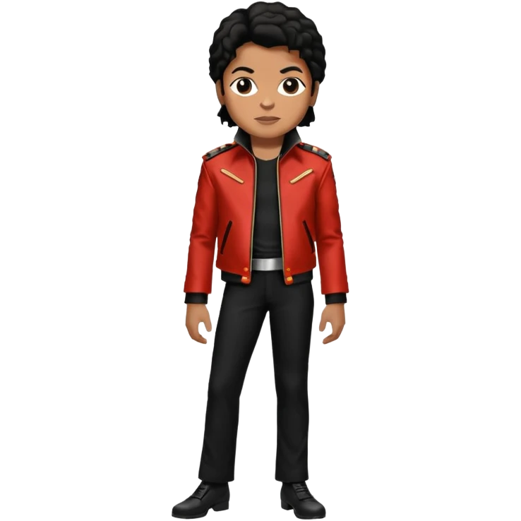 Michael Jackson with his Thriller jacket emoji