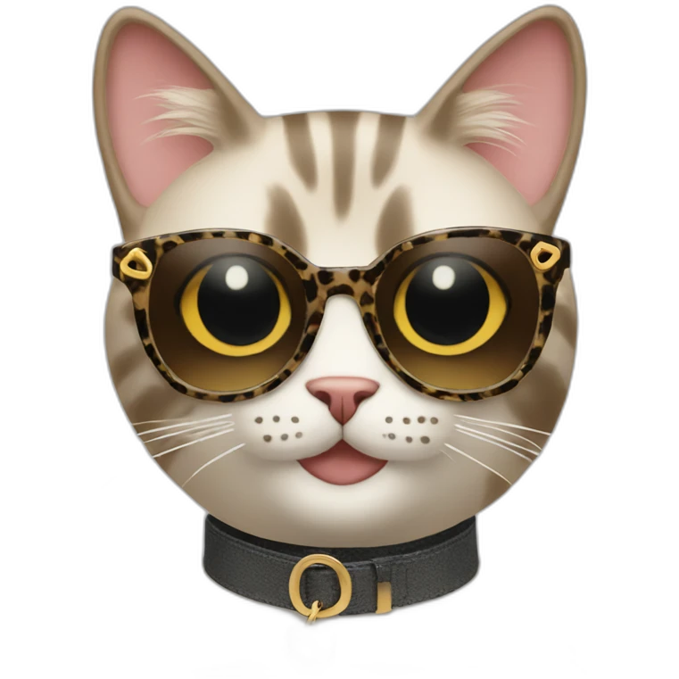 Fendi fashionable cat emoji