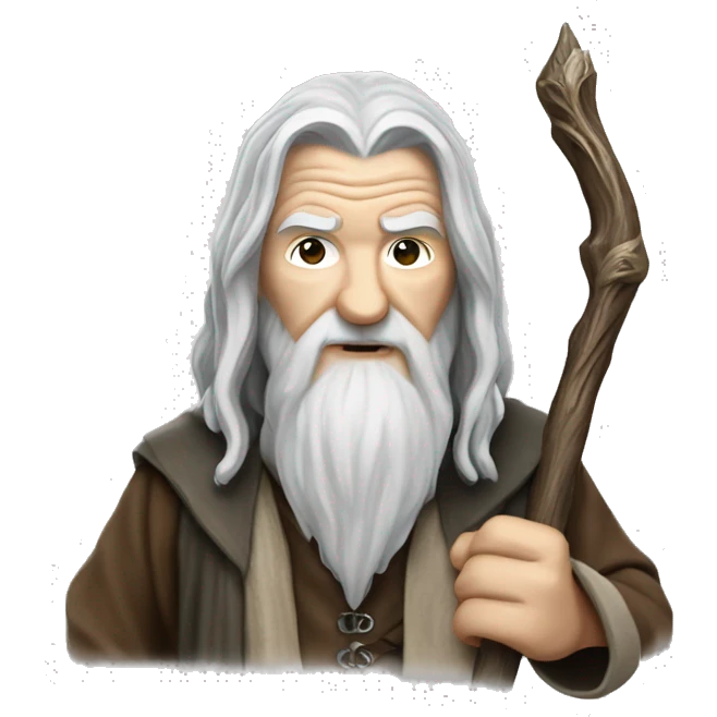 the lord of the rings gandolf emoji