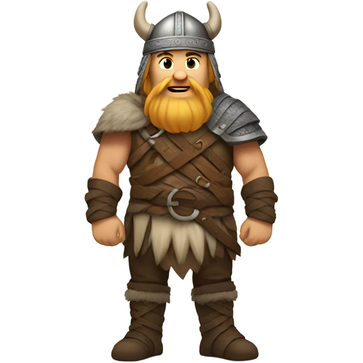 Viking in full height emoji
