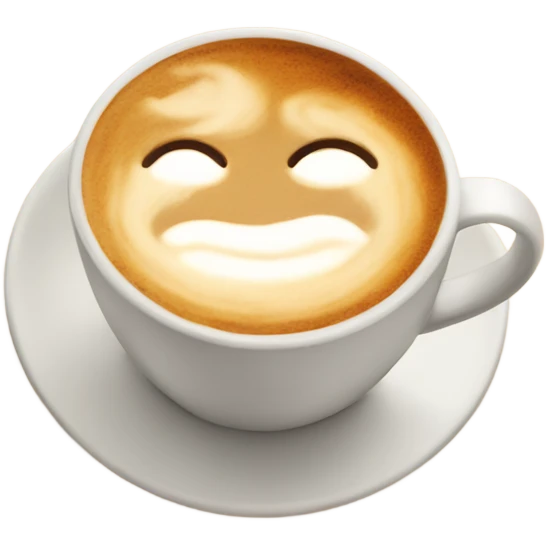 Cozy latte emoji