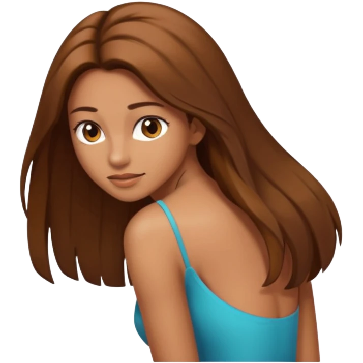  Woman bending over showing vagina emoji