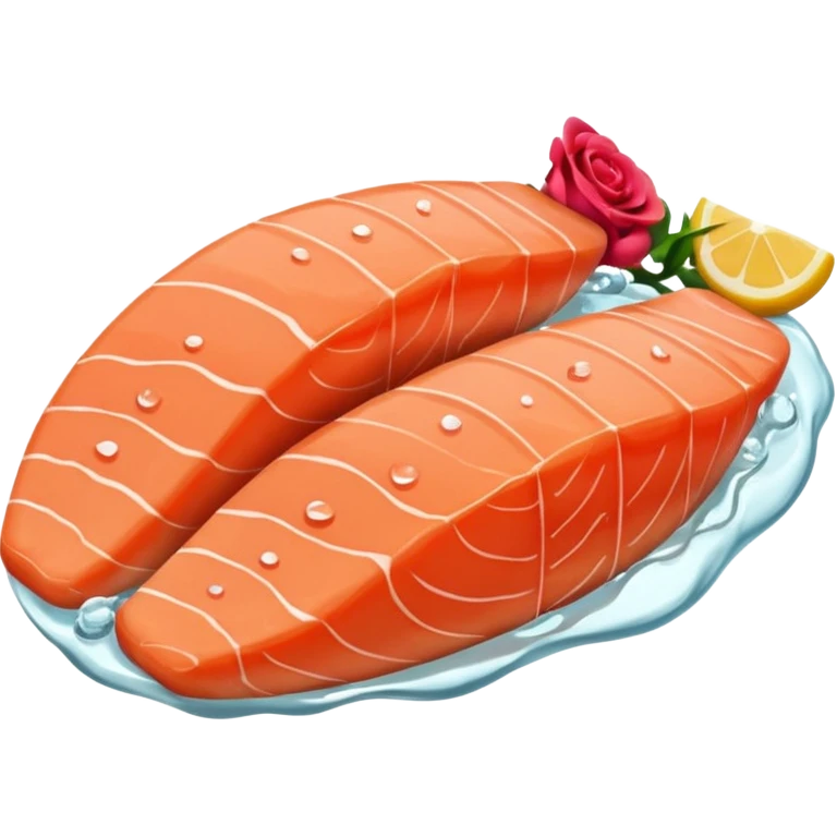 tranche de saumon  emoji