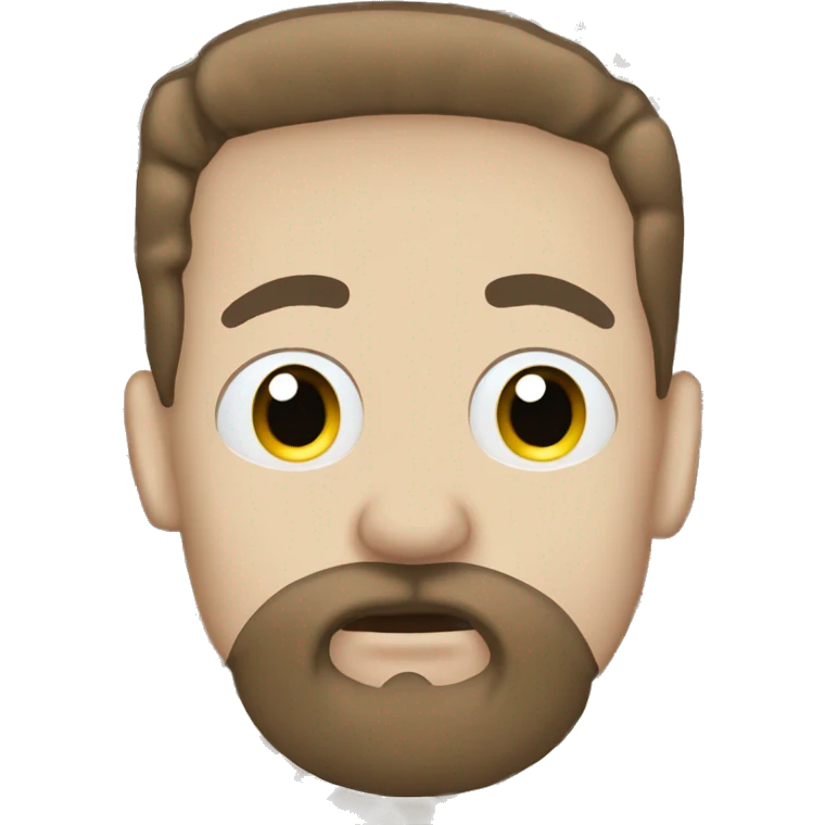 Pale guy moustache Soul patch covered by cozy blanket emoji