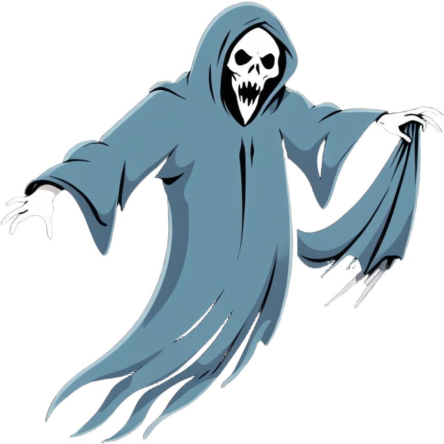 Scary Dementor floating emoji