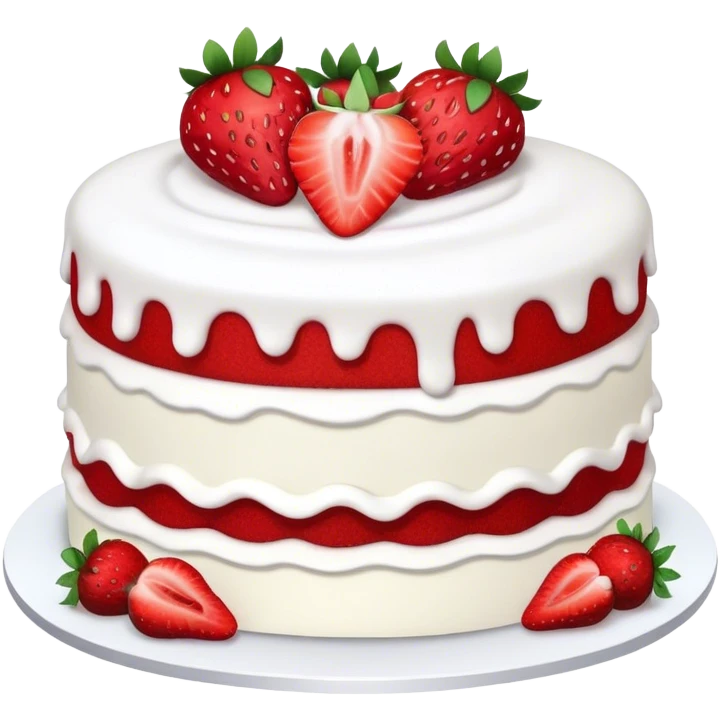 Fraise cake emoji