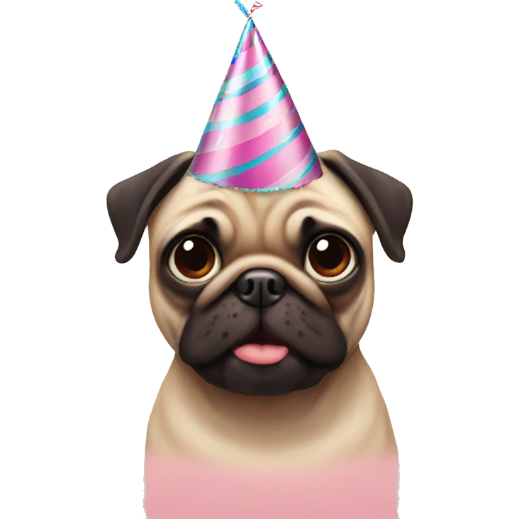 Birthday pugs  emoji