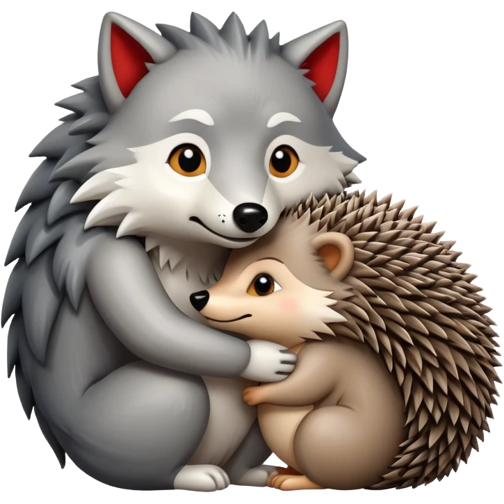 🐺❤️🦔 emoji