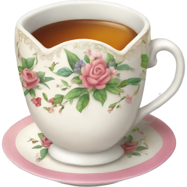 decorated tea cups  emoji