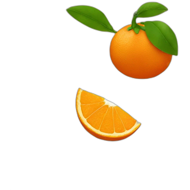 Naranja loca emoji