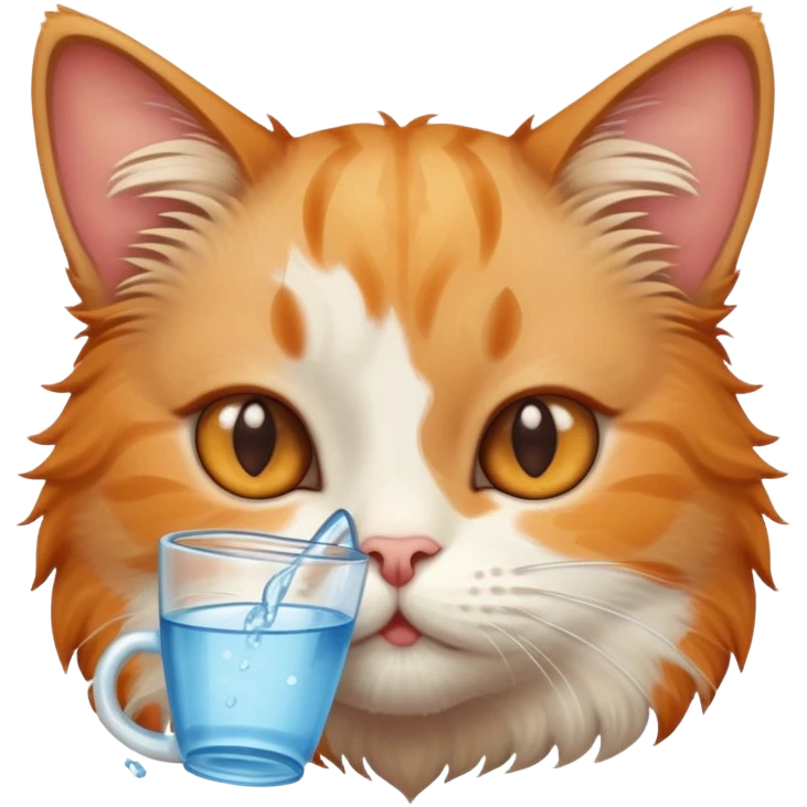 Cat drinker emoji
