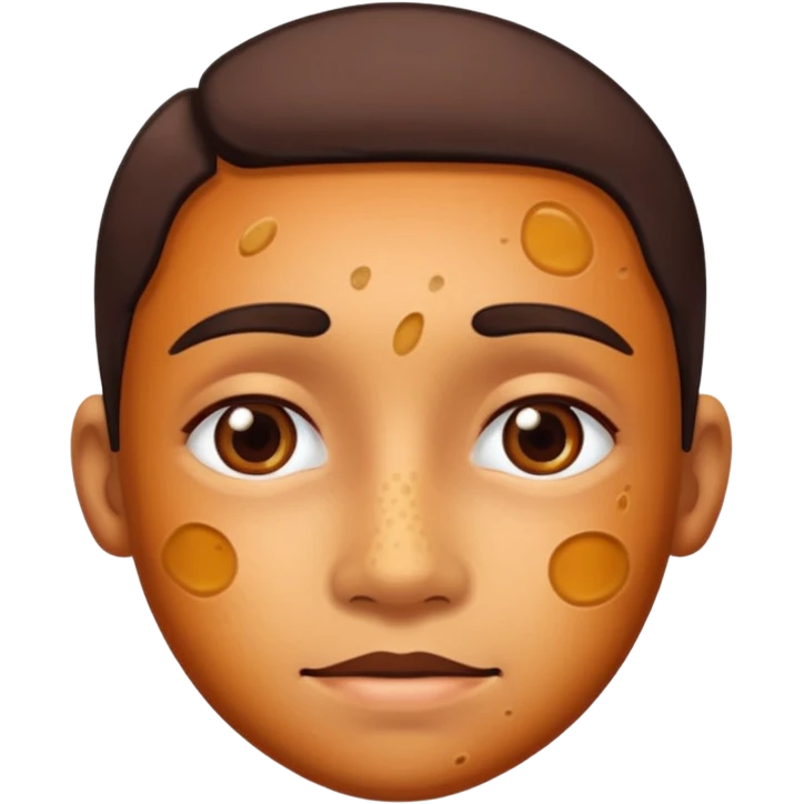 skin with hyperpigmentation emoji