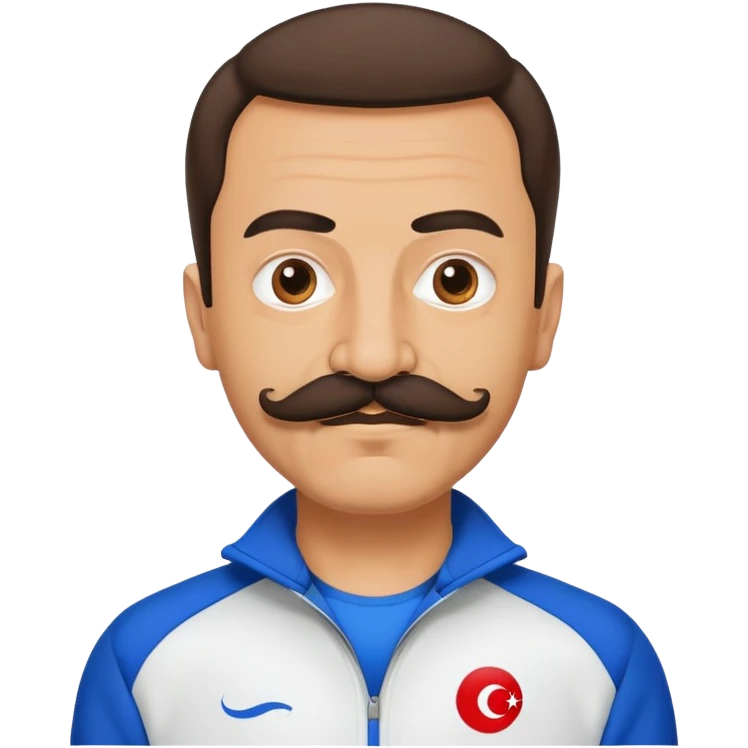 Recep İvedik, Turkish comedy character with mustache and tracksuit emoji