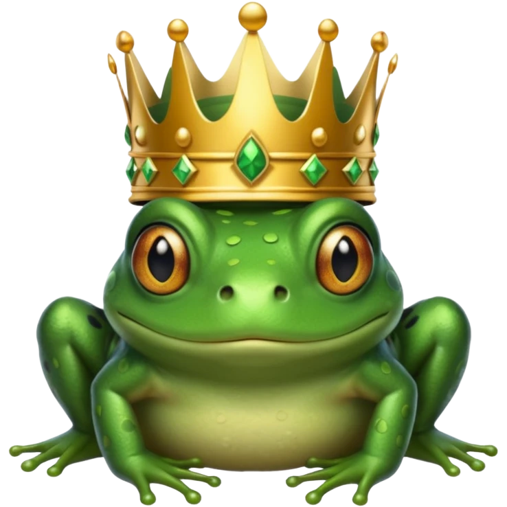 frog in royal outfit emoji