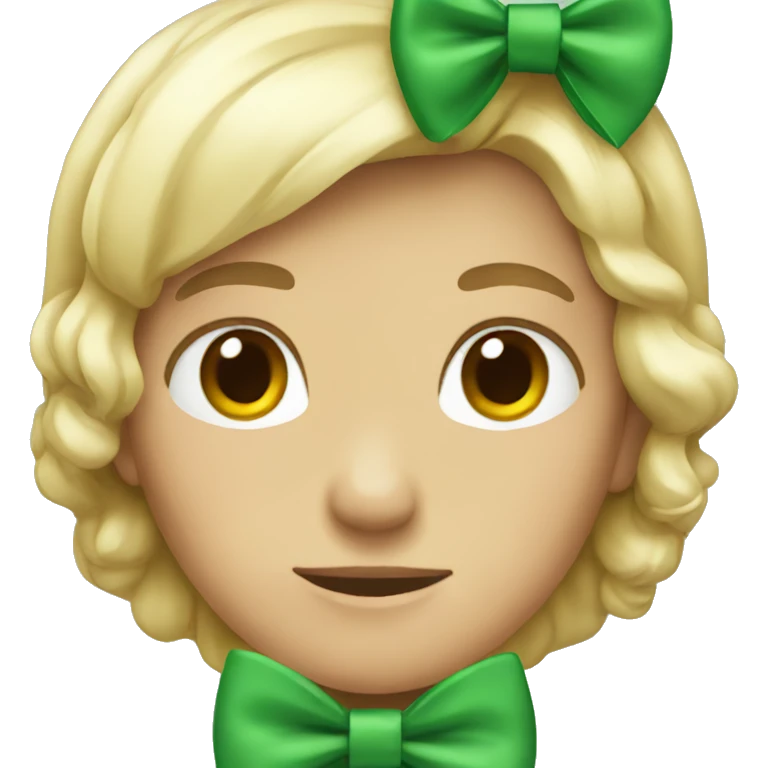 green bow emoji