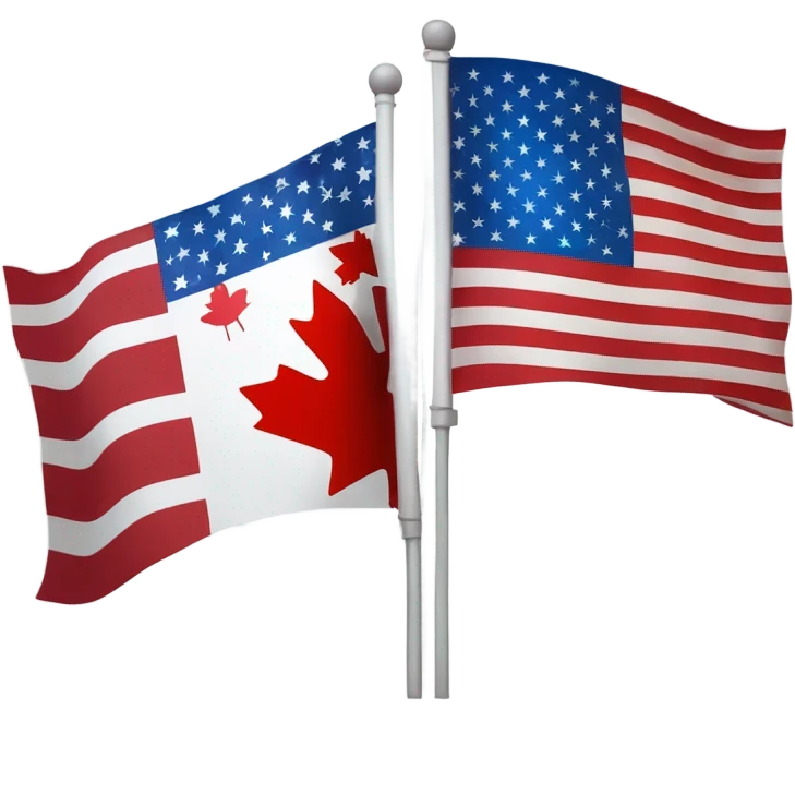 us canada flag emoji