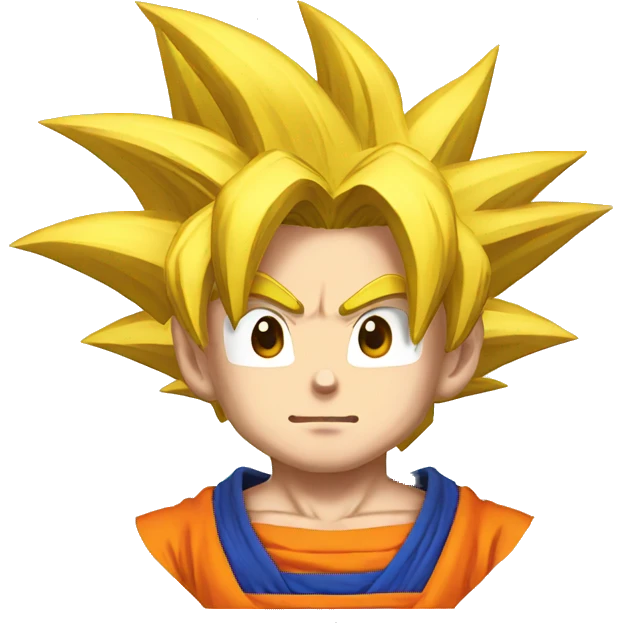 Goku from dragon ball z emoji
