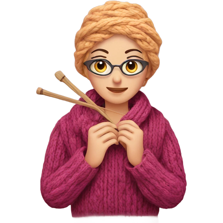 knitting emoji