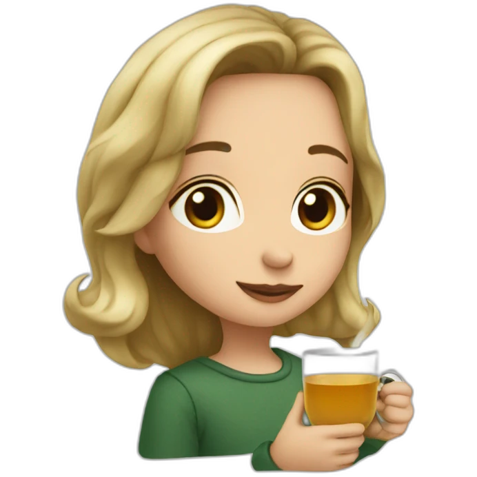 kit konnor sipping tea emoji